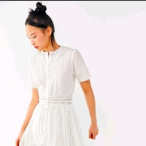 UO Midi Eyelet Sundress
